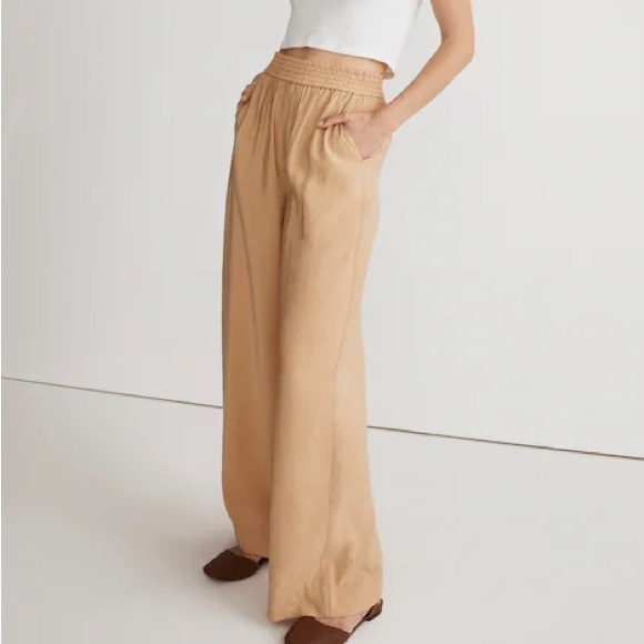 Madewell The Carley Wide Leg Pant in Softdrape - Picture 2 of 8
